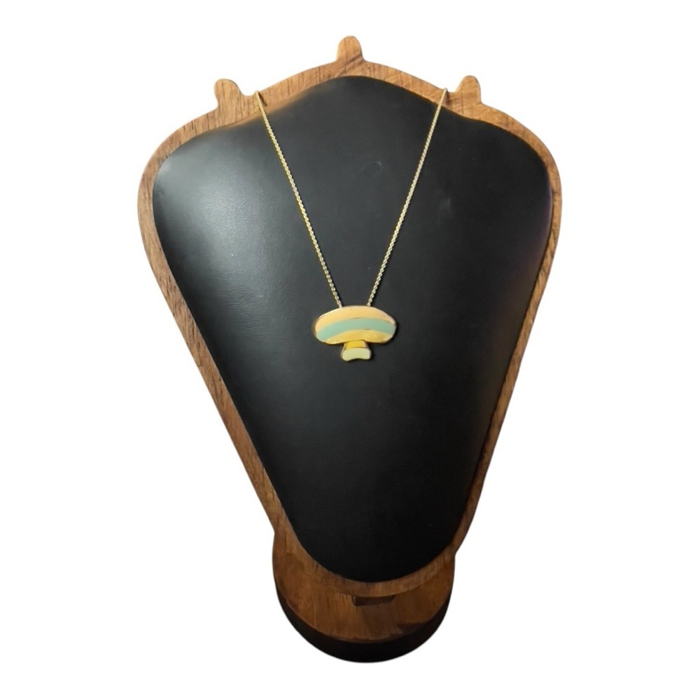 Pendant Necklace - 1960s Mushroom, Groovy!